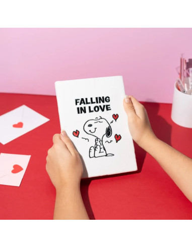 Snoopy - Quaderno/quaderno di peluche...