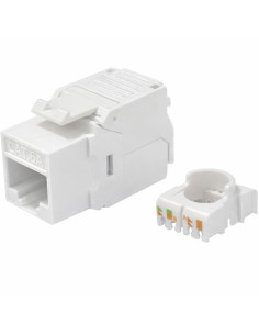 Frutto Keystone RJ45 Cat.6A UTP Toolless Bianco 3&micro
