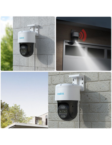 Telecamera di Sicurezza IP PoE 8MP 4K PTZ con Auto-Zoom Tracking