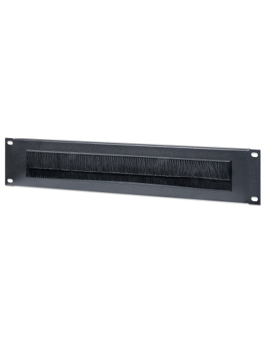 Pannello Passacavi 19'' con Spazzola 2U