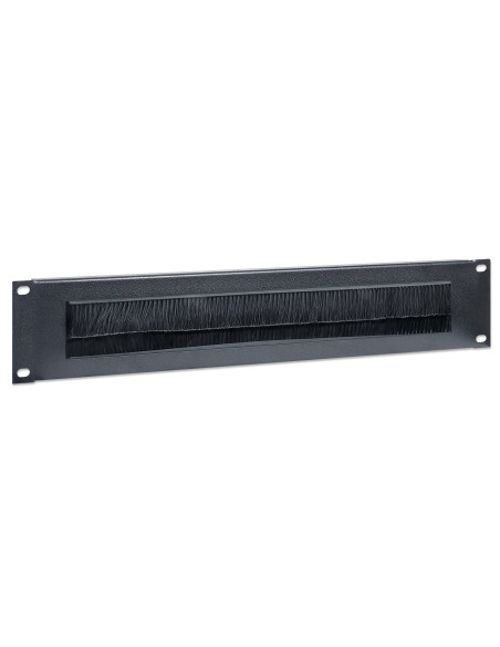 Pannello Passacavi 19'' con Spazzola 2U
