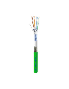 Cavo Cat. 6A Rigido F/FTP LSZH Armato in Matassa 100 m Verde 2