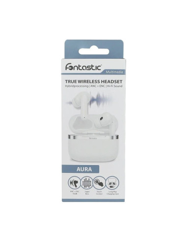 Cuffie Auricolari BT 5.4 TWS con Hybrid ANC + ENC 6 Microfoni Custodia USB-C&trade e Ricarica Wireless