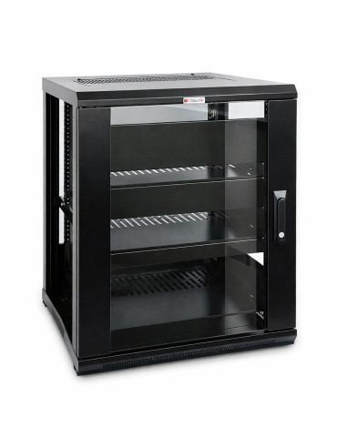 Armadio Rack 19'' 600x600 15U per Audio Video Nero