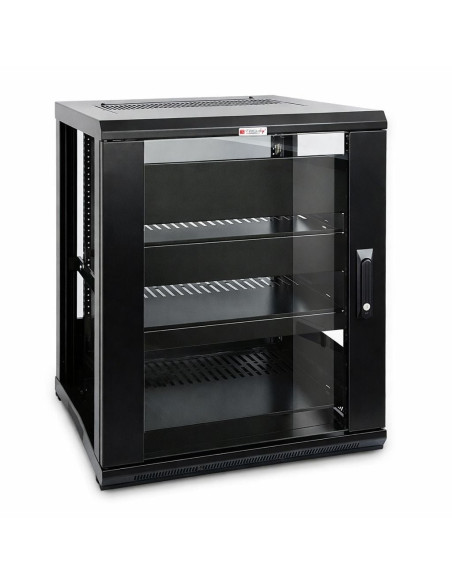 Armadio Rack 19'' 600x600 15U per Audio Video Nero