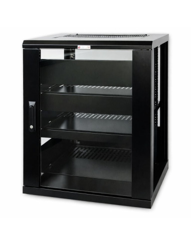 Armadio Rack 19'' 600x600 15U per Audio Video Nero