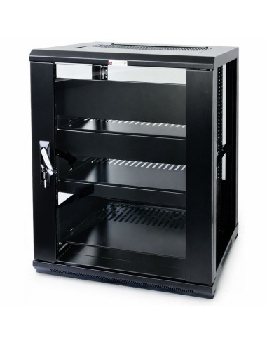 Armadio Rack 19'' 600x600 15U per Audio Video Nero
