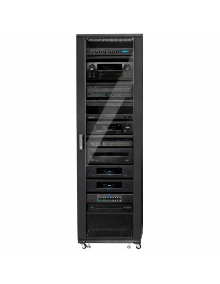 Armadio Rack 19'' 600x600 44U per Audio Video Nero