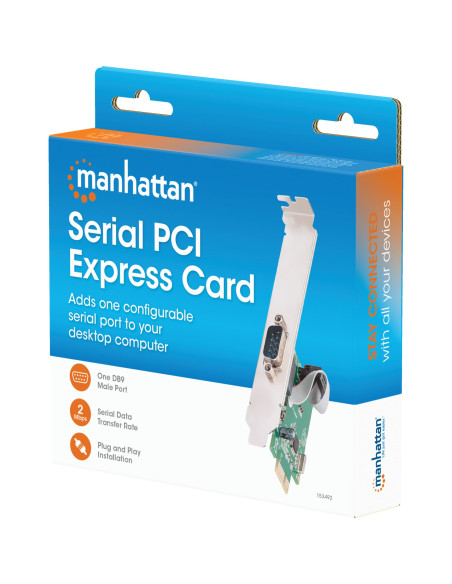 Scheda PCI Express Seriale 1 Porta DB9 M