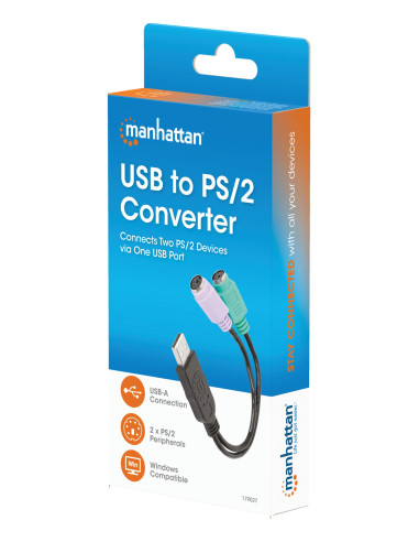 Adattatore USB a doppio PS/2