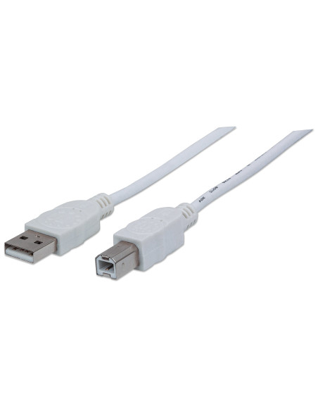 Cavo USB 2.0 A maschio/B maschio 1m Bianco