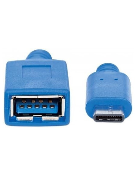 Cavo Superspeed USB A Femmina USB-C&trade Maschio 15cm Blu