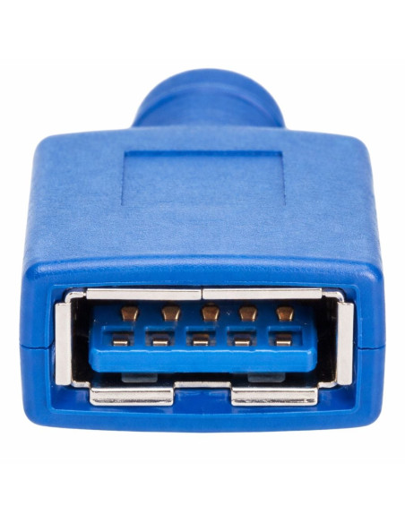 Cavo Superspeed USB A Femmina USB-C&trade Maschio 15cm Blu
