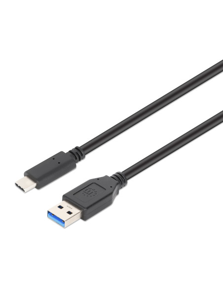 Cavo USB 3.2 Gen2 A Maschio / USB-C&trade Maschio 1m Nero