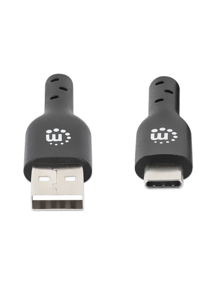 Cavo USB 3.2 Gen1 tipo A Maschio / USB-C&trade Maschio 3 metri Nero