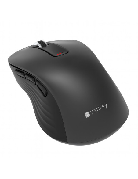 Mouse Ottico Wireless 2.4 GHZ 5D 1000/1200/1600 Dpi Nero