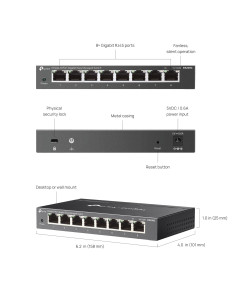 Switch 8 Porte Gigabit Easy Managed 2