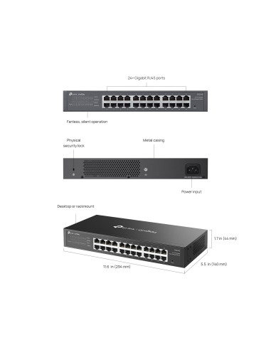 Switch 24 Porte Gigabit Easy Managed