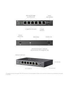 Switch 6 Porte Gigabit Easy Managed con 4 Porte PoE+ 2
