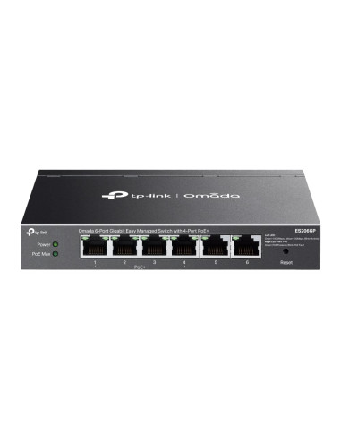 Switch 6 Porte Gigabit Easy Managed con 4 Porte PoE+