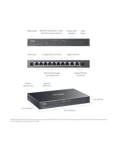 Switch 10 Porte Gigabit Easy Managed con 8 Porte PoE+ 2