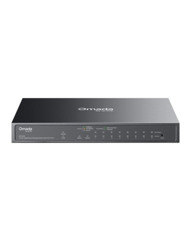Switch 10 Porte Gigabit Easy Managed con 8 Porte PoE+