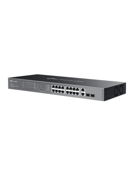 Switch 20 Porte Gigabit Easy Managed con 16 Porte PoE+ e 2 SFP