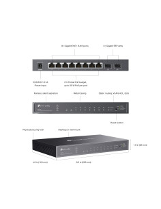 Switch Smart 8 Porte Gigabit PoE+ 2