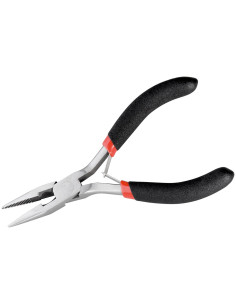 Pinza Semicircolare a Becchi Piatti 125 mm con Ganasce Corrugate