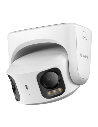 Telecamera Smart PoE 4K Doppio Obiettivo a 180&deg Visione Notturna a Colori