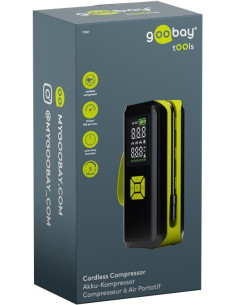 Compressore d'aria Portatile a Batteria Ricaricabile e Display a LED 2