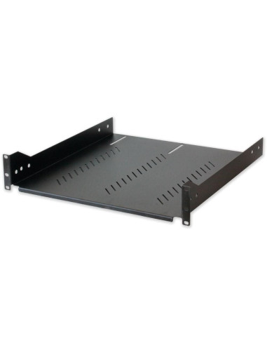 Mensola per Rack 19'' 470 mm 2U Nera 4 punti