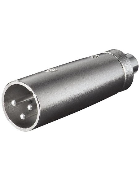 Adattatore XLR Cannon Maschio a RCA Femmina