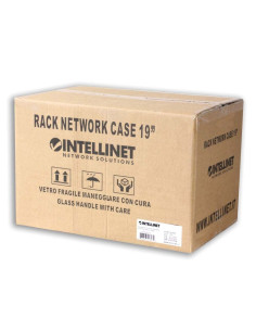 Armadio Rack 19'' a muro 10 unit&agrave prof. 400 Grigio Assemblato 2