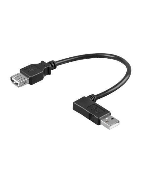 Cavo USB 2.0 A maschio angolato/A femmina 0