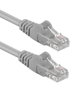Cavo di Rete Patch in Rame Cat.6 Grigio U/UTP LSZH 50m 2
