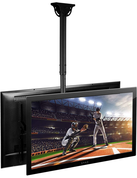 Supporto Telescopico Universale a Soffitto per 2 TV LED LCD 32-55''