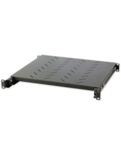 Mensola per Rack 19'' Estraibile da 1H 615mm Nera