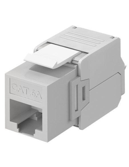 Frutto Keystone RJ45 Cat6A UTP 500MHz Grigio