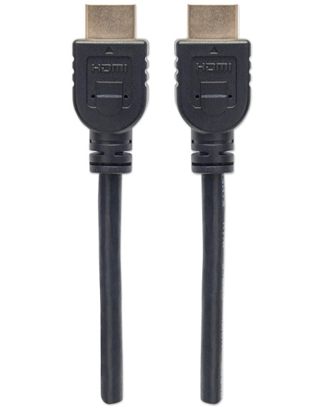 Cavo HDMI CL3 High Speed con Ethernet A/A M/M 5m Nero