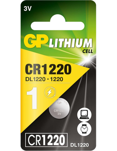 Blister 1 Batteria Litio a Bottone CR1220