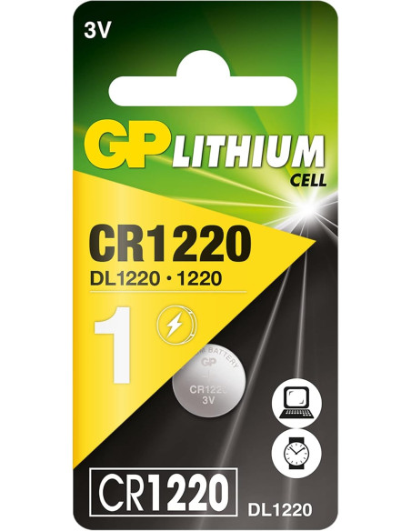 Blister 1 Batteria Litio a Bottone CR1220