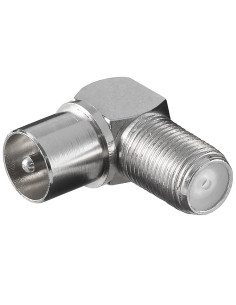 Adattatore Angolare Coassiale Femmina a Coax 90&deg