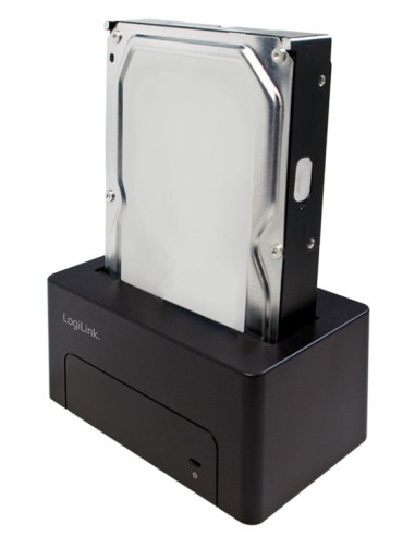 Docking Station USB3.1 Gen2 per HDD/SSD SATA da 2.5''/3.5'' Nero