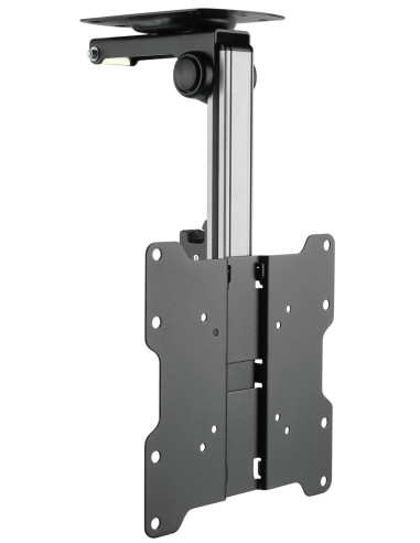 Staffa TV da Soffitto Dritto e Inclinato per TV LED/LCD 17''-37'' Nero