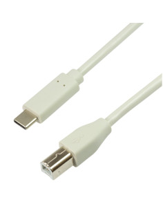Cavo HighSpeed USB-C&trade Maschio/USB-B Maschio 2m Grigio