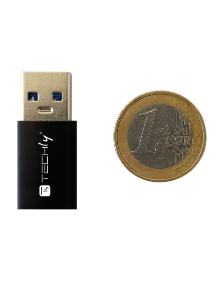 Adattatore Convertitore USB 3.2 USB A Maschio a USB-C&trade Femmina Nero