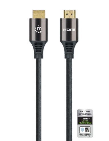 Cavo HDMI con Ethernet ad Altissima Velocit&agrave Certificato 8K@60Hz eARC 1m