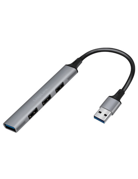 Hub USB 3.2 Gen1 Ultra Slim a 4 Porte Ingresso USB-A