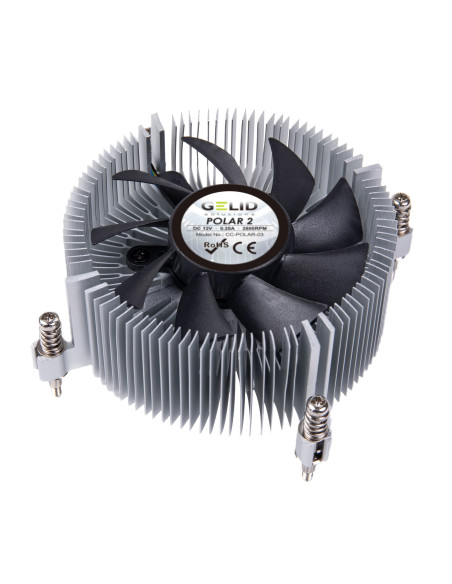 Ventola Silenziosa Polar2 a Basso Profilo per Intel
